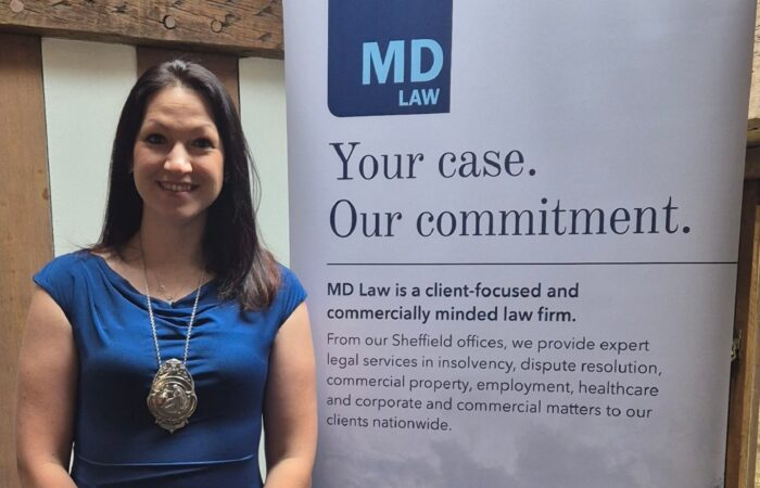 New President of the Sheffield and District Law Society Lindsey Gaimster.